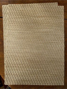 Woven Vinyl Basketweave Placemats Set of 2